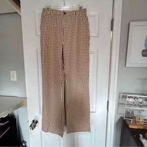 Emory Park | NWOT Orange Gingham Pants